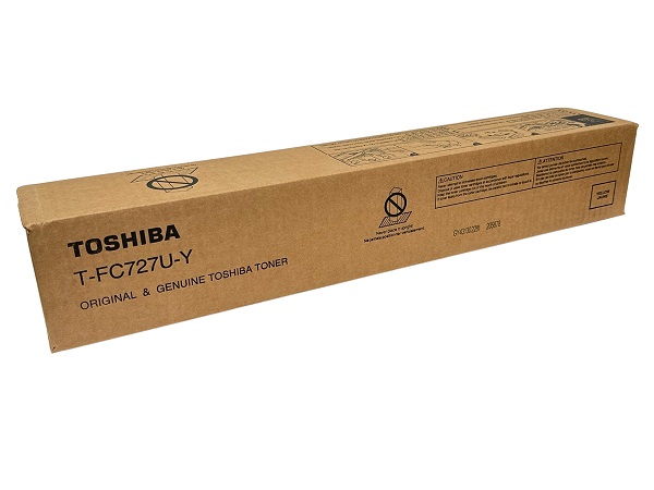 Toshiba TFC727UY Yellow Standard Yield Toner Cartridge, Prints Up to 39,200 Pages (T-FC-727UY ) | Quill