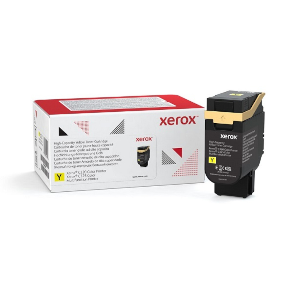 Xerox C325 Yellow High Yield Toner Cartridge, Prints up to 5,500 Pages (006R04830) | Quill